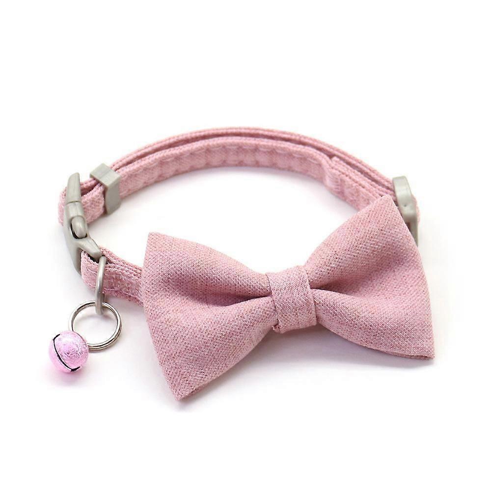 Soft Velvet Pet Collar With Fixed Bow