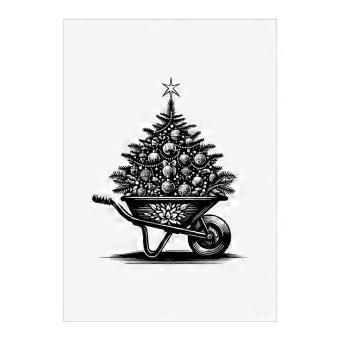 Christmas Tree Barrow Stress Reliever Jigsaw Puzzle AO-648
