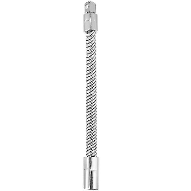 20X1.5x1cm Silver Wrenches 1 Pc Flexible Shaft Ratchet Wrench Spring Extension Rod Wrench Relay Rod