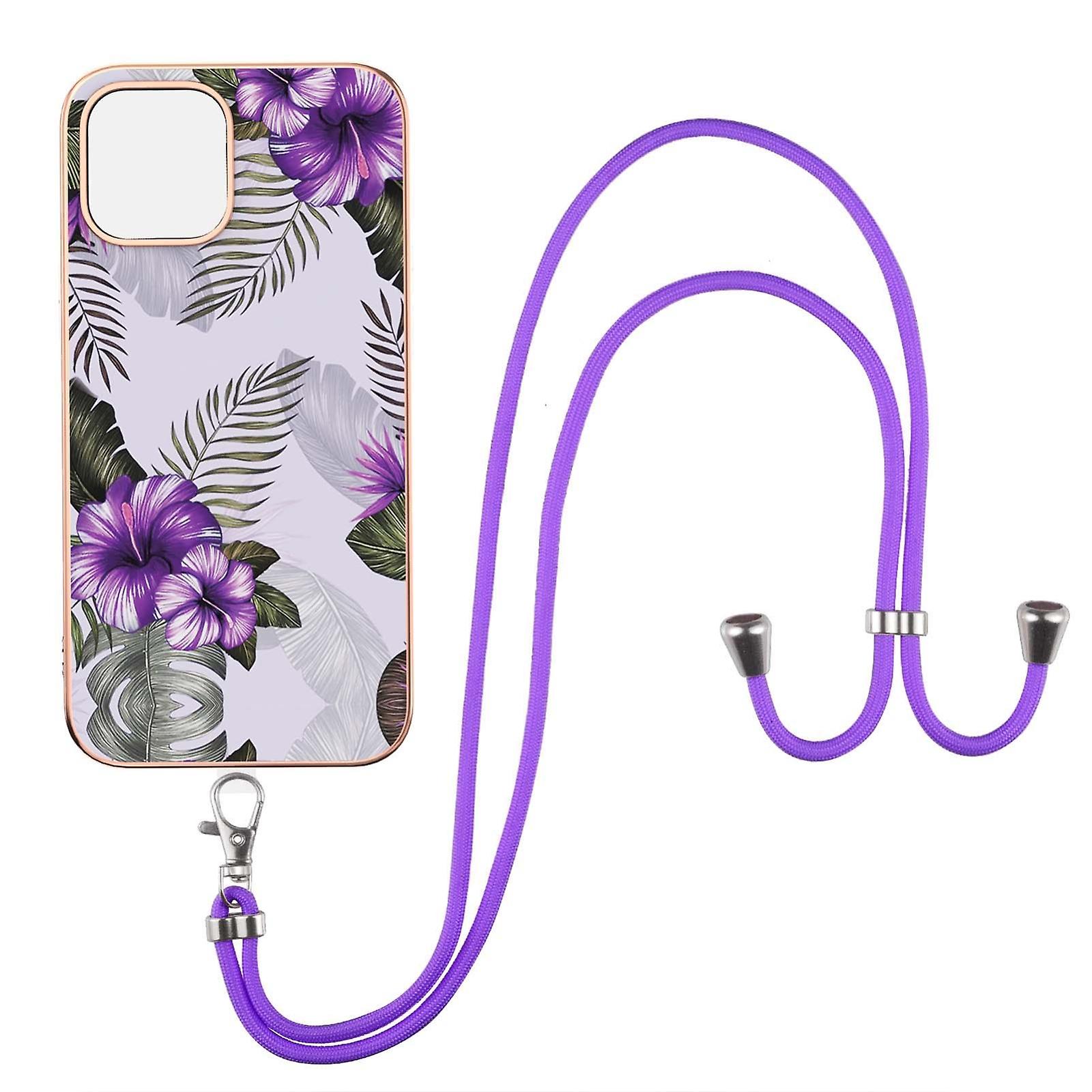 TPU Case with Neck Lanyard For iPhone 13 mini