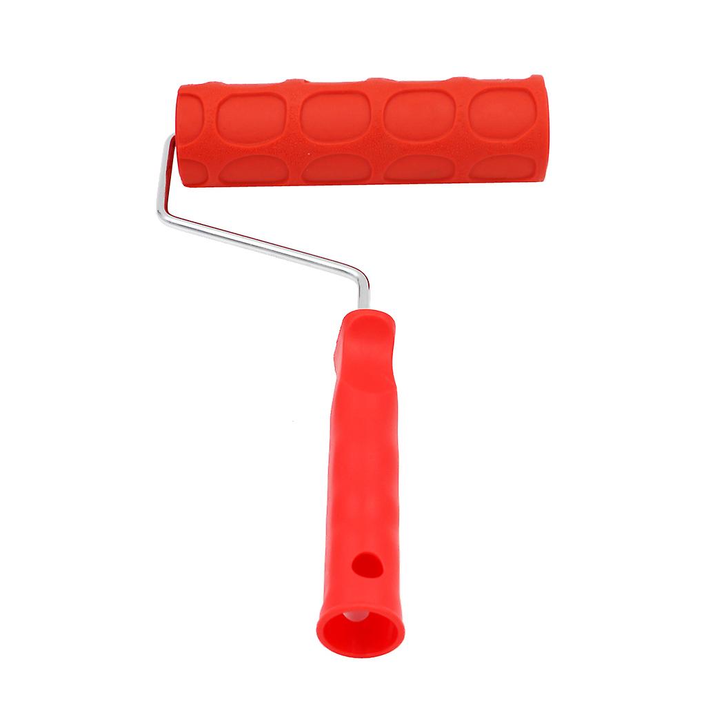 7-Inch Assorted Embossed Pattern Painting Roller with Plastic Handle 14
