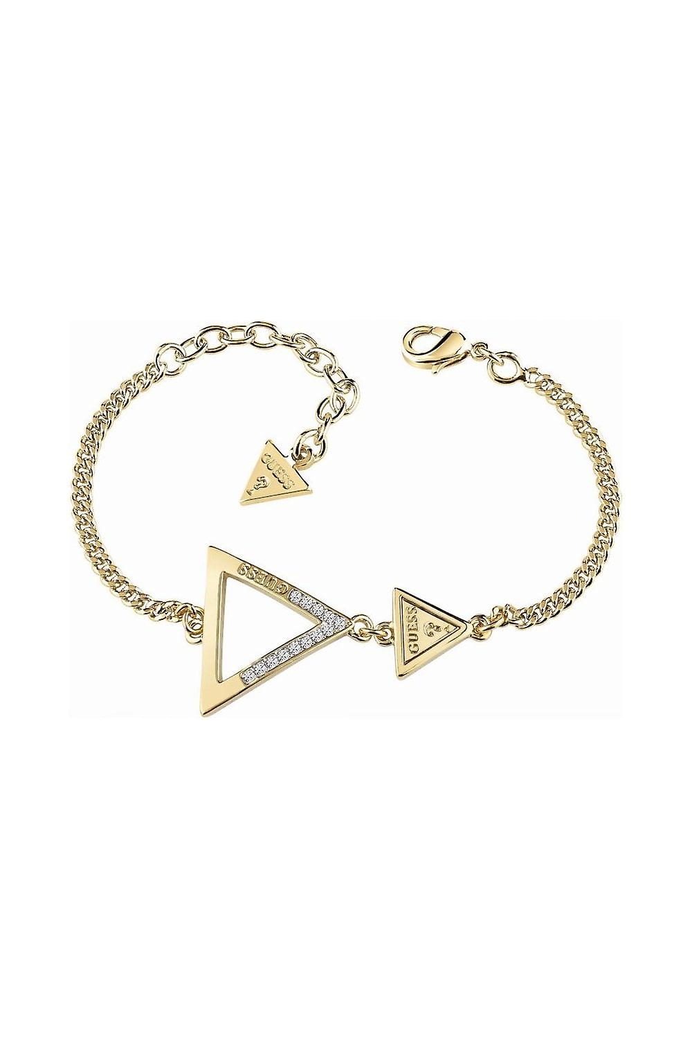 Women's Guess Gold Plated Iconic 3Angles Bracelet UBB83064-L
