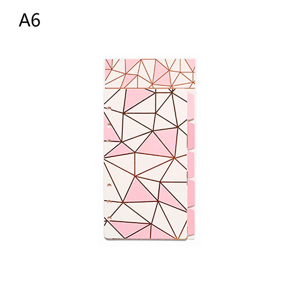 Unique Loose Leaf Refills Index Divider Separator for Planner Journal Notebook