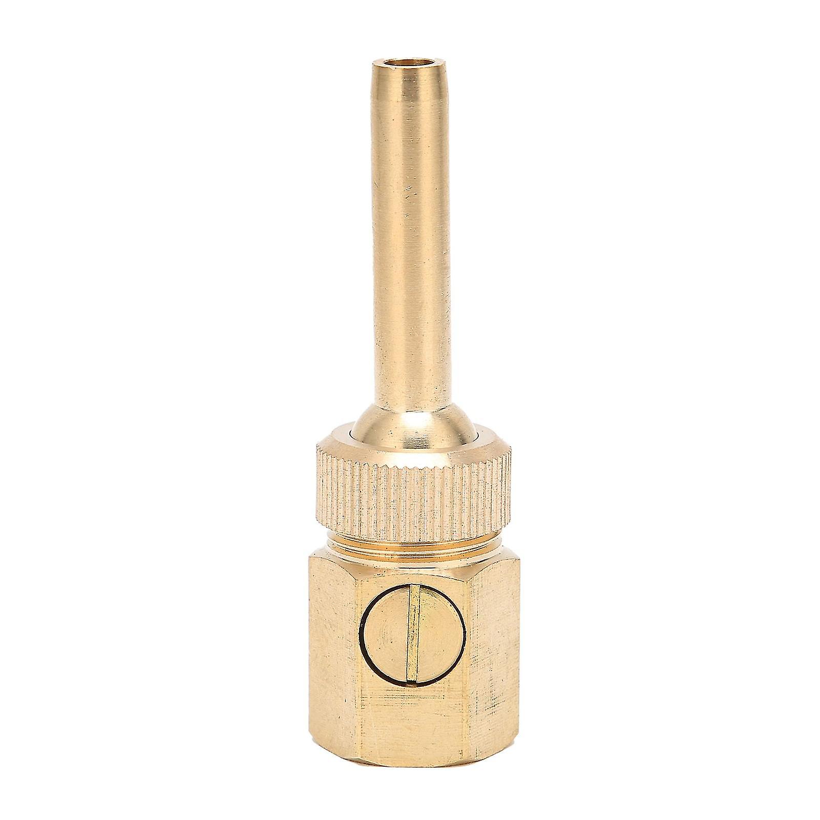 Female Thread Fountain Nozzle Brass Adjustable Water Spray Head with Valve for Pond1/2 20mm