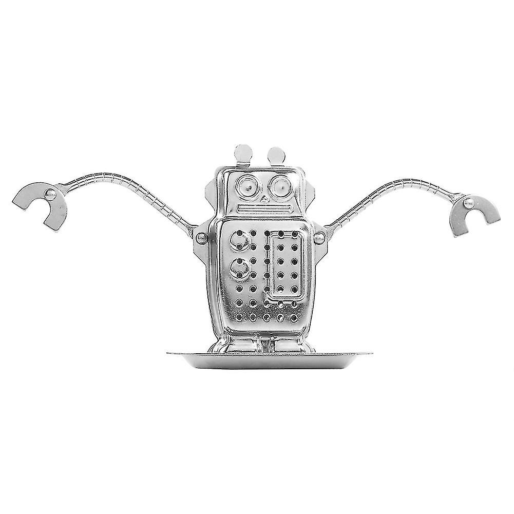 Stainless Steel Loose Tea Infuser Ball Filter Herb Spice Diffuser Robot Shape