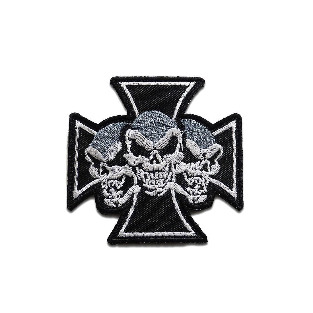Patch - Chopper Cross Biker - black - 7.8 x 7.8 cm - Patches
