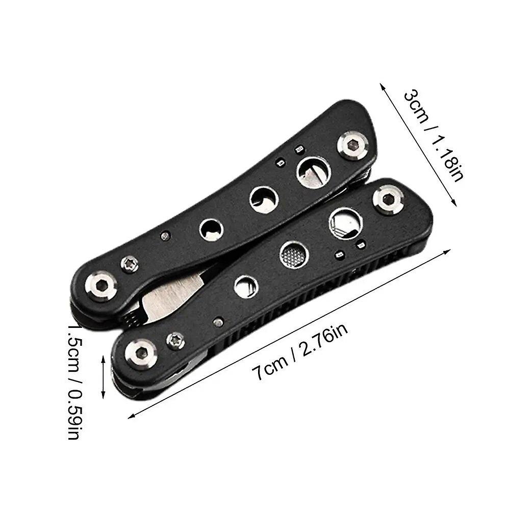 Mini Multi Tool Z Nerezov Oceli Skldac Nstroje S Otvrkem Na Lhve A Otvrk Oblek Venkovn Multi Nstroje Se roubovkem Pro