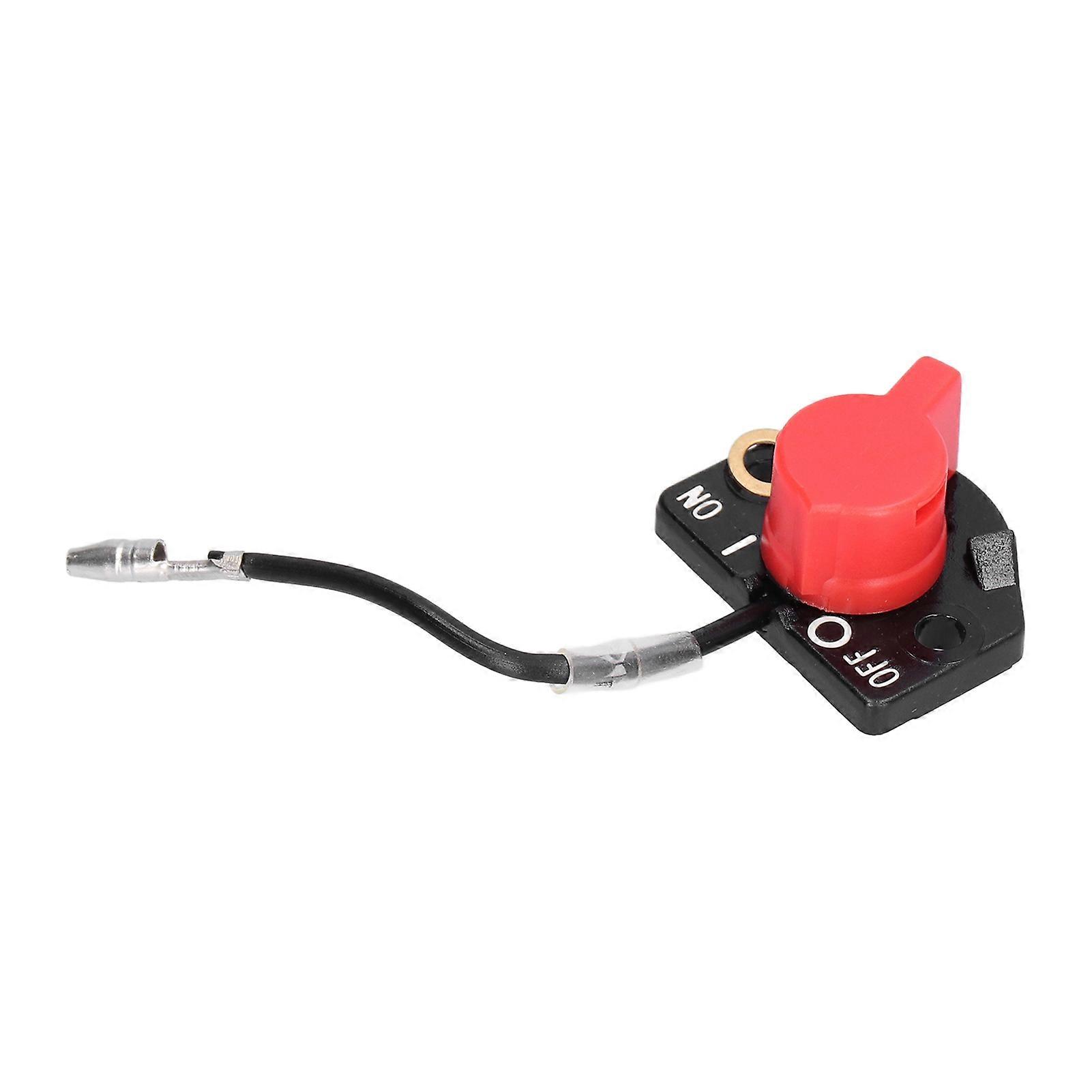 EY20 Flameout Switch Engine Stop Switch Accessory for EY20 Diesel Engine Black and Red