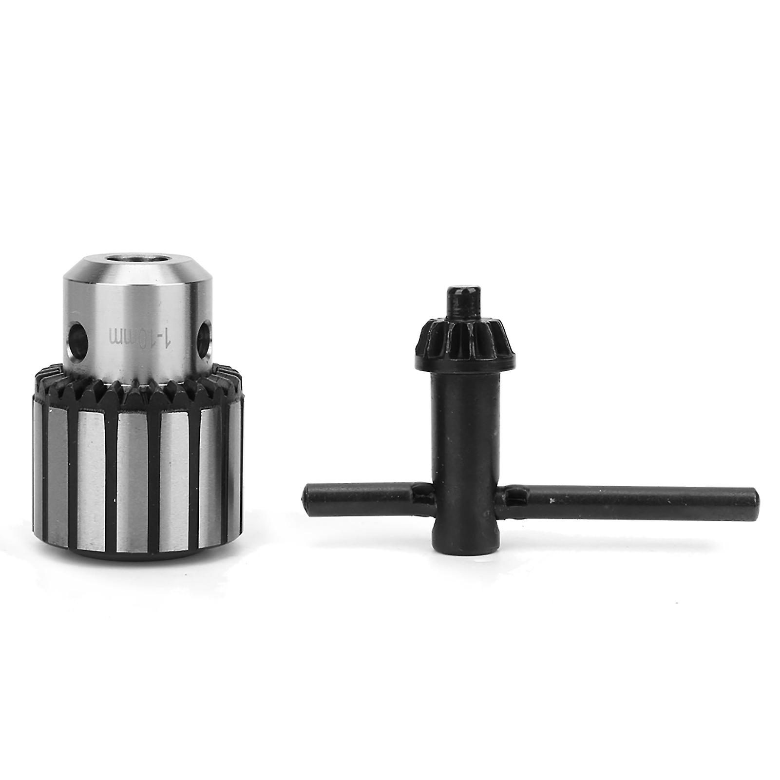 High Precision HSS Drill Chuck B12 Taper with Key 1-10mm