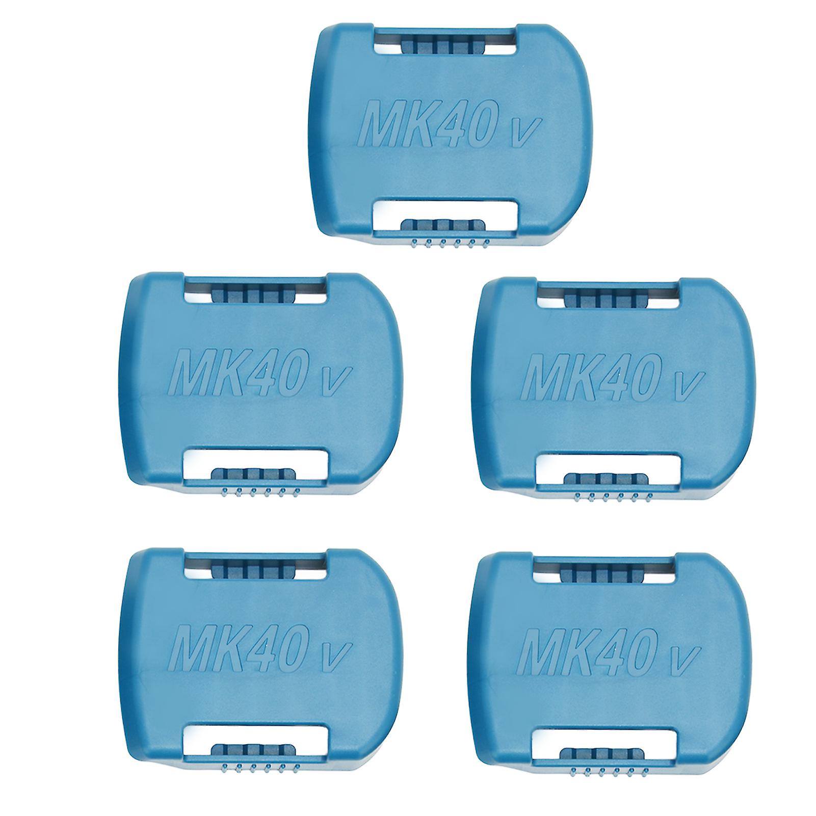 5pcs Portable Power Tool Battery Holders with Countersunk Screw Holes for 40V Lithium Battery