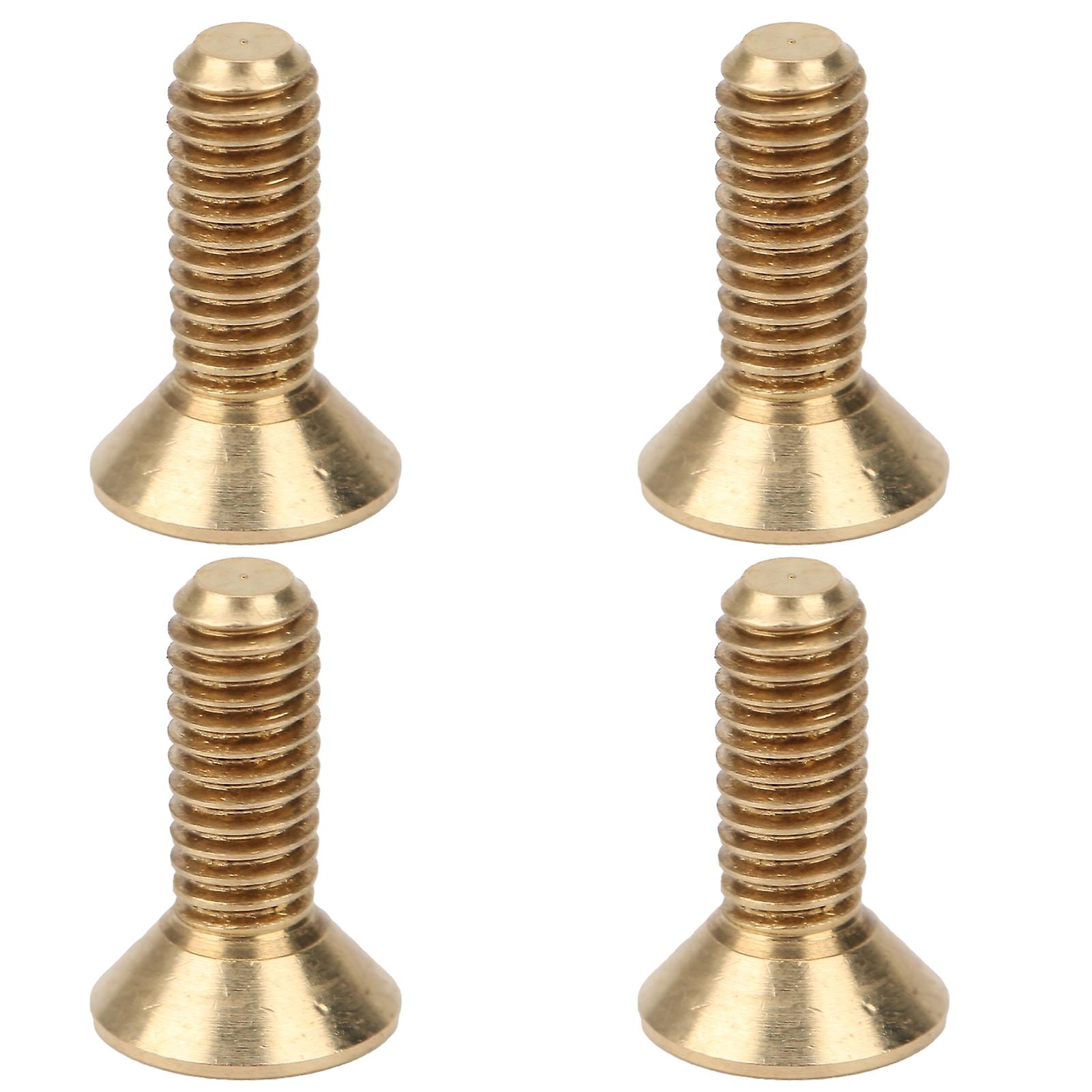 50Pcs Flat Hex Socket Screw Copper Countersunk Head Fastener Hardware Industrial Supplies M4M4x12