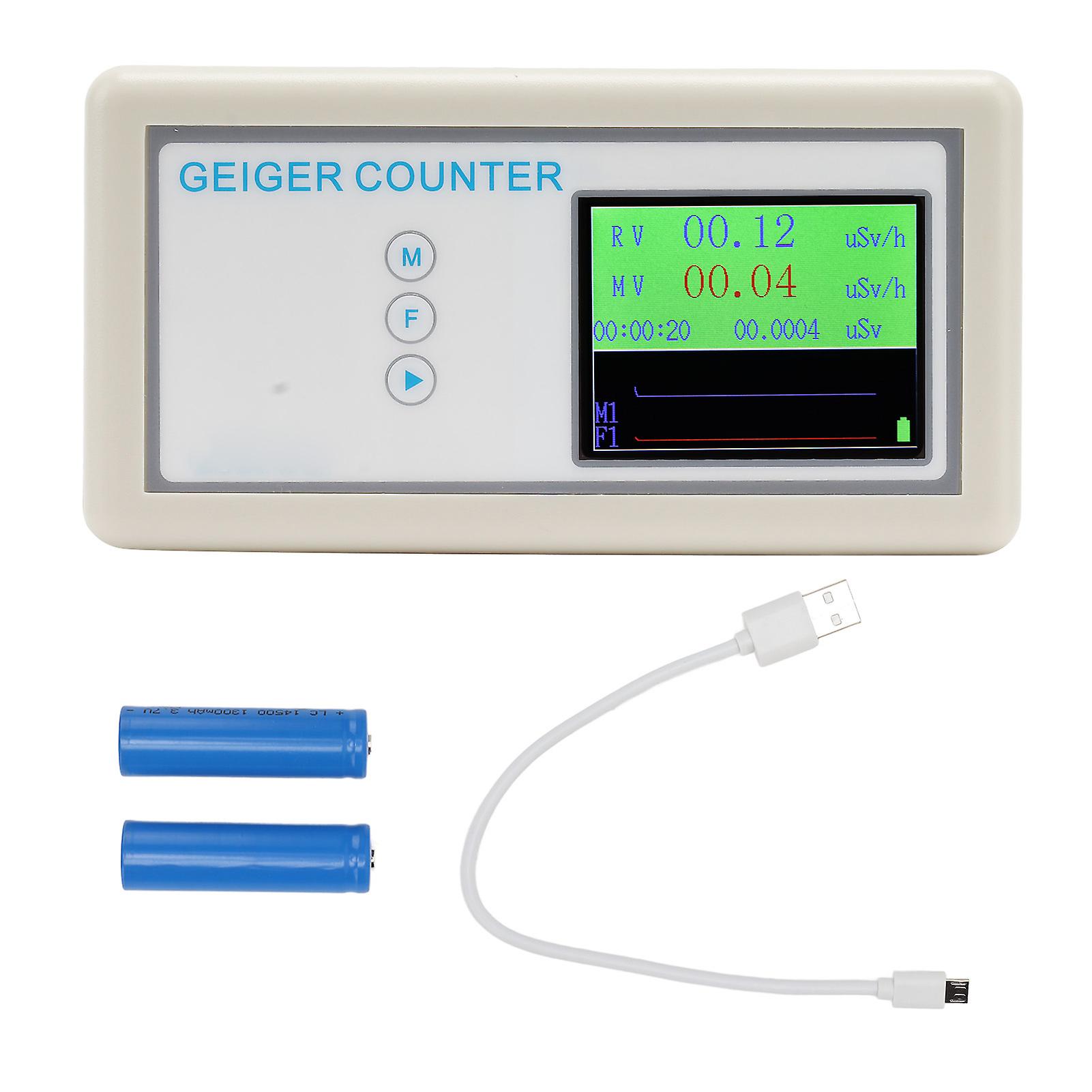 Geiger Counter, Accurate and Sensitive Nuclear Radiation Detector, Dosimeter for Construction, Jewelry and Food