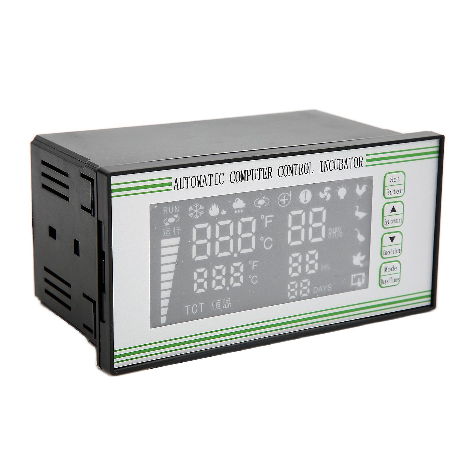 Egg Incubator Temperature Controller Egg Incubator Machine with Temperature Humidity Sensor Probe for Chicken Duck Quail110V 