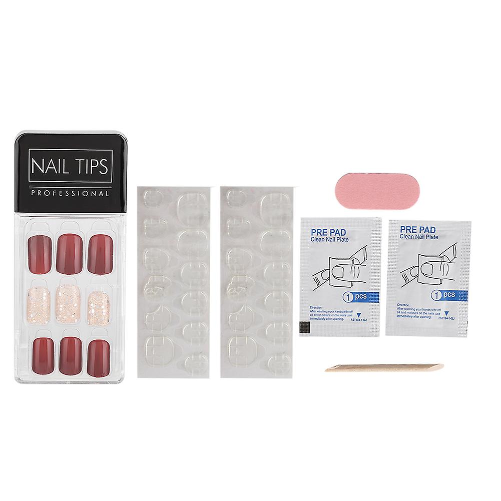 Reusable, Removable, False, Nail, Patches, Manicure