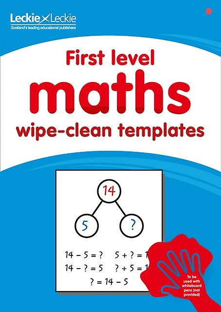First Level Wipeclean Maths Templates For Cfe Primary Maths by Leckie Other book format Book