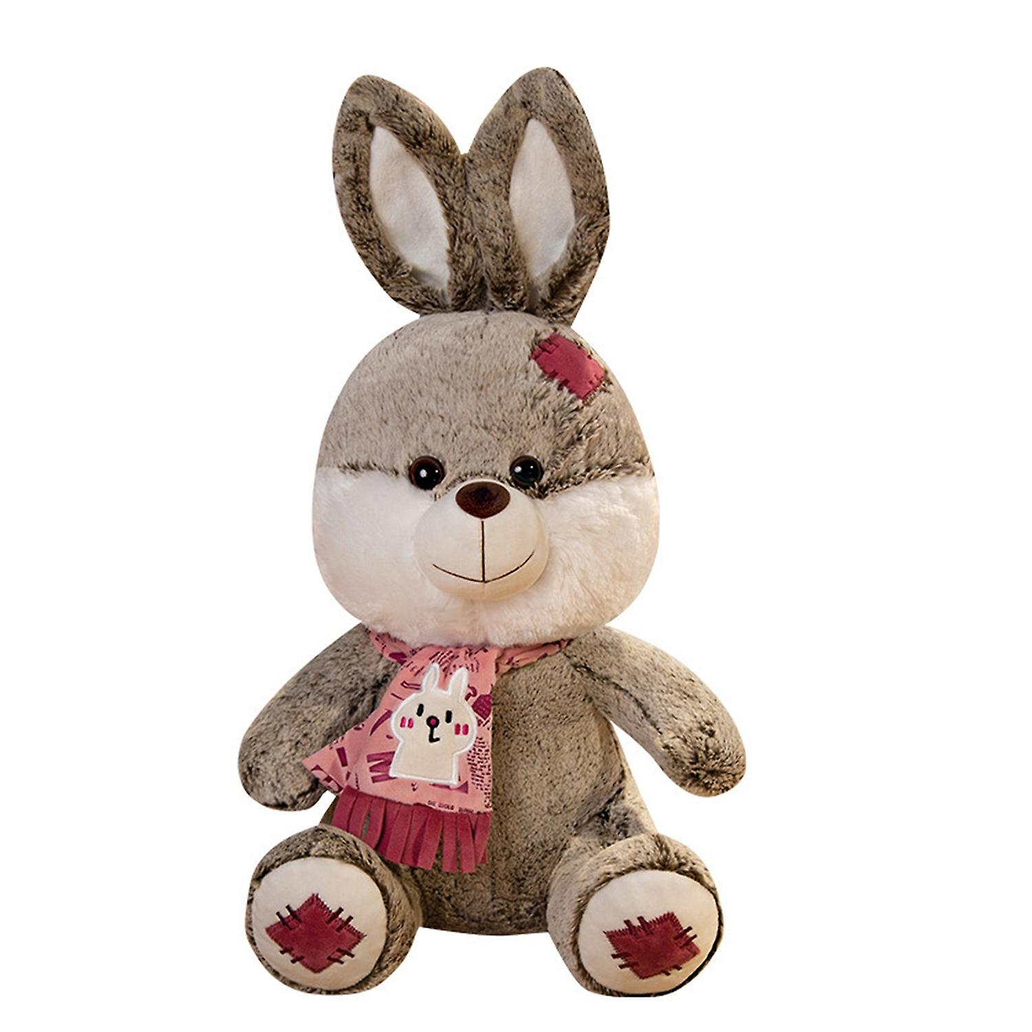 35/45/60cm Rabbit Plush Toy 3D Eyes Lovely Cartoon Bunny Doll Plushies Home Decoration PP Cotton
