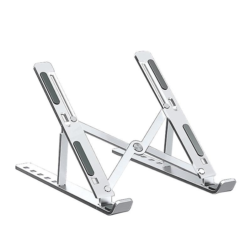 Laptop Stand, Aluminum Laptop Stand, Height Adjustable Foldable Stand(Silver)