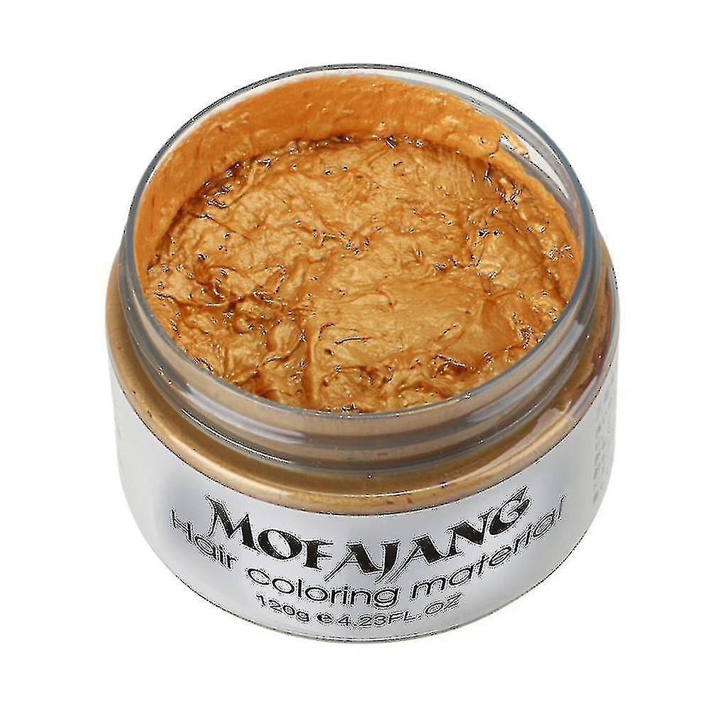 7color/120g Unisex Temporary Hair Dye Wax Long Lasting Coloring Gel Cream Styling Mud