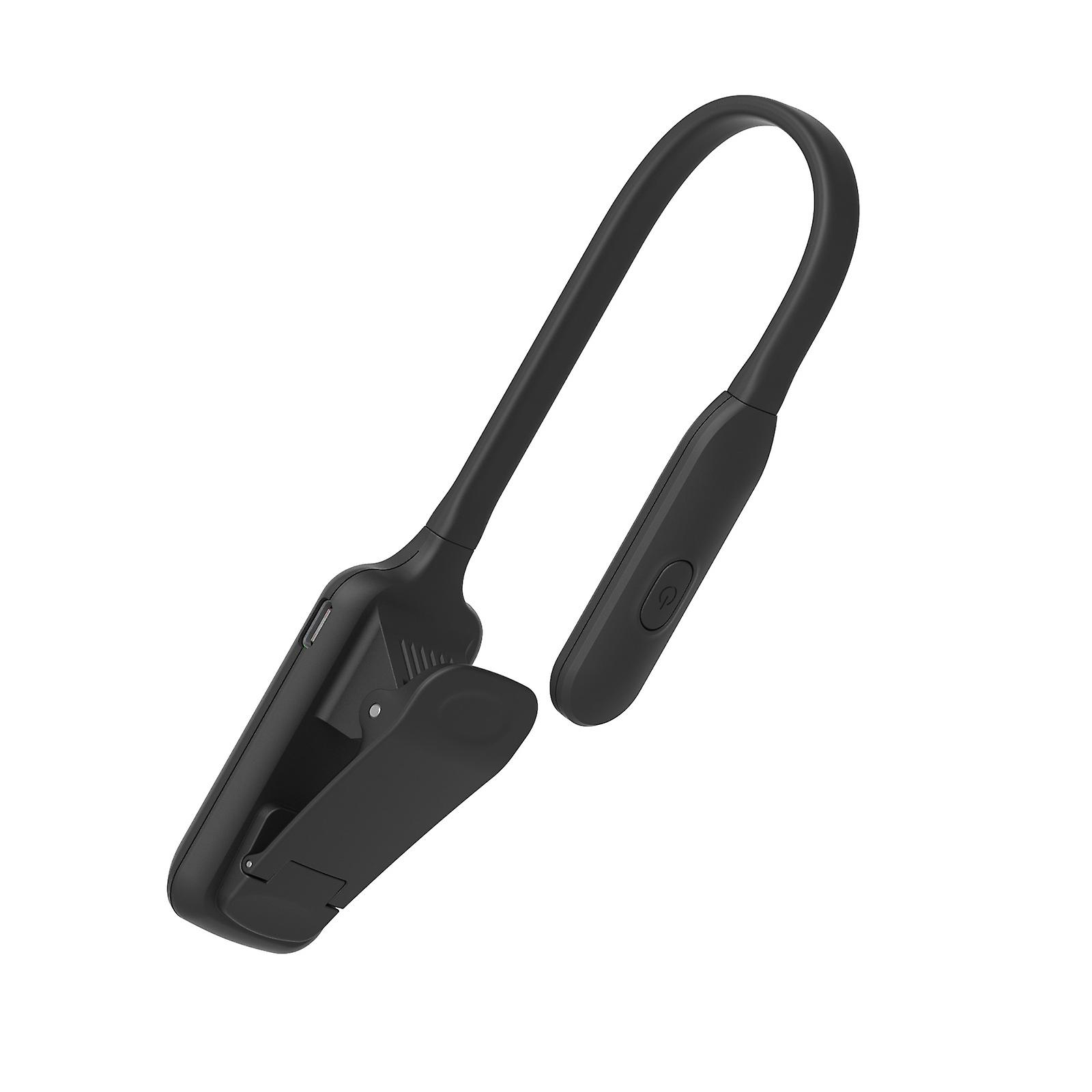 Mini LED USB Rechargeable Eye-Care Book Clip Light for Reading, Adjustable Brightness, Portable Design, Soft White Color