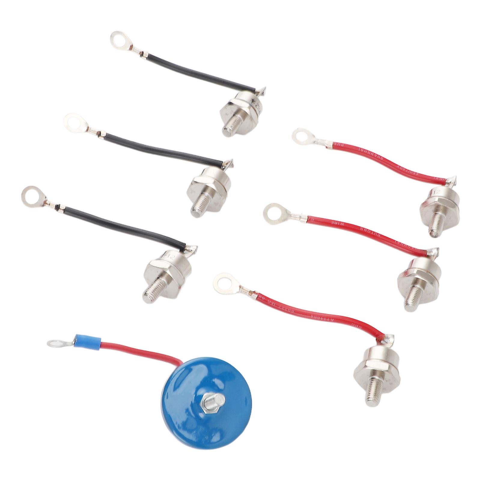 Diode Rectifier Kit 3 Positive 3 Negative 8cm Line RSK5001 Rotating Diode Rectifier Kit for Generators