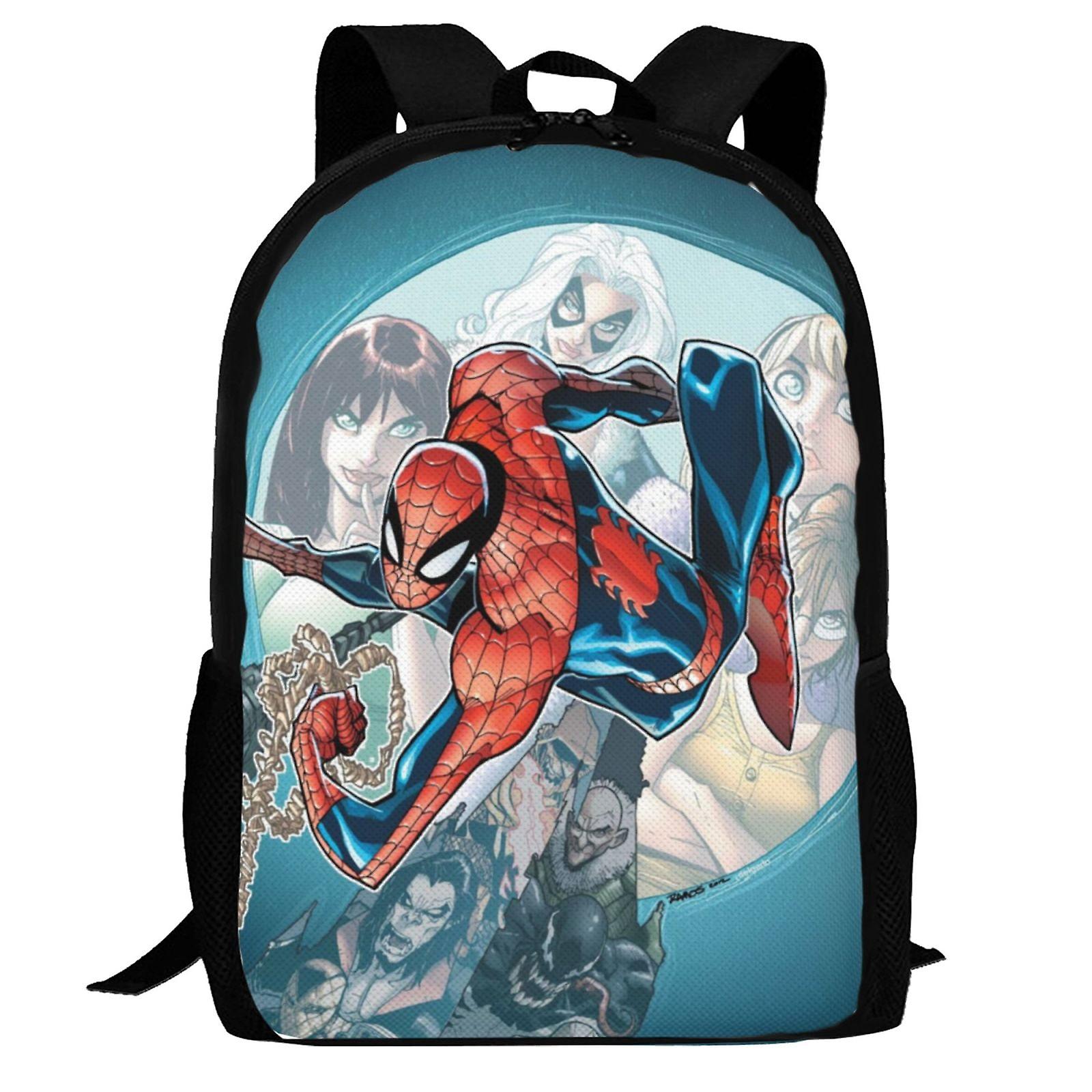 Spider-Man Backpack,3d Print Laptop Backpack Lightweight Casual Daypack Bookbag Multi-Function Travel Backpack
