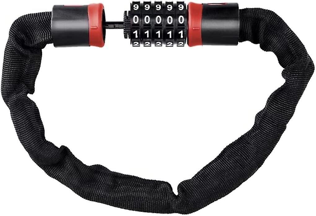 Combination Bike Lock(150cm),Bike Lock Combination Lock 6mm High Security Chain with Code, Hardened