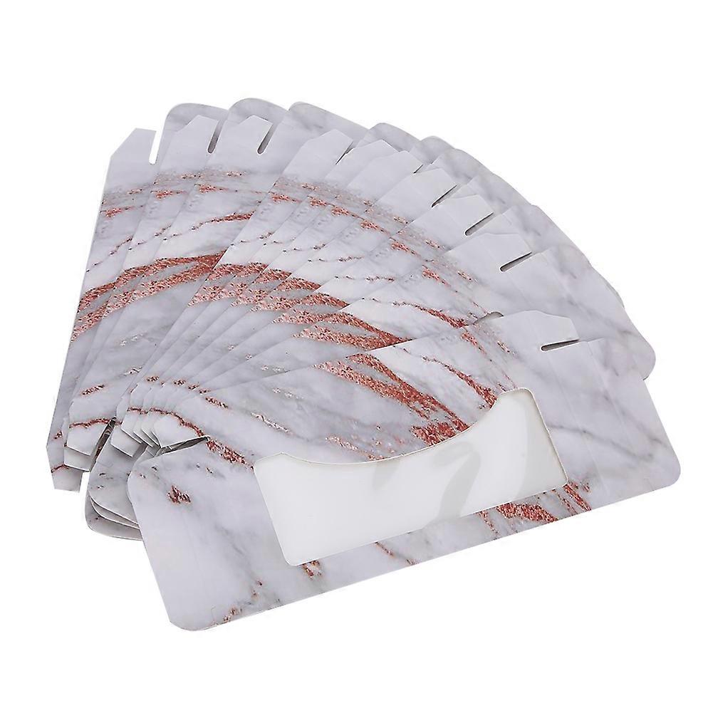 10pcs False Eyelashes Storage Case False Eye Lashes Grafting Eyelash Box Organizerwhite