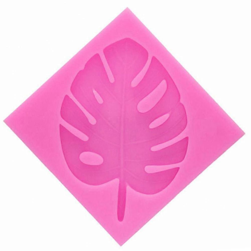 Food Grade Plastic Leaf shaped  Mould for Chocolate Pudding Dessert