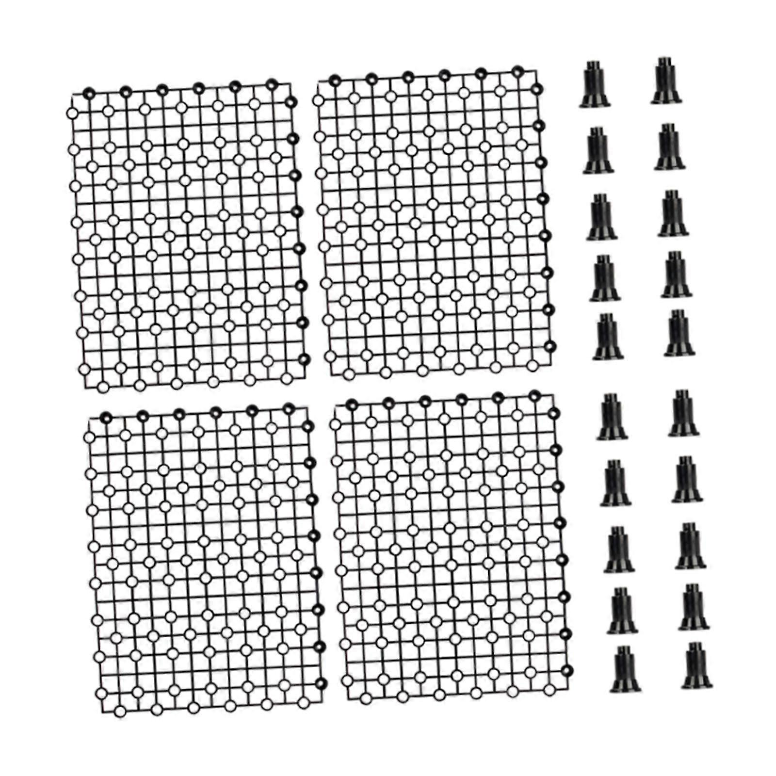 Fish Tank Board Separator Accessories Bottom Filter Board Aquarium 4pc