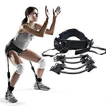 Resistance Bands Speed Agility Training Strength Ankle Straps Jump Trainer for Football Basketball MMA Yoga