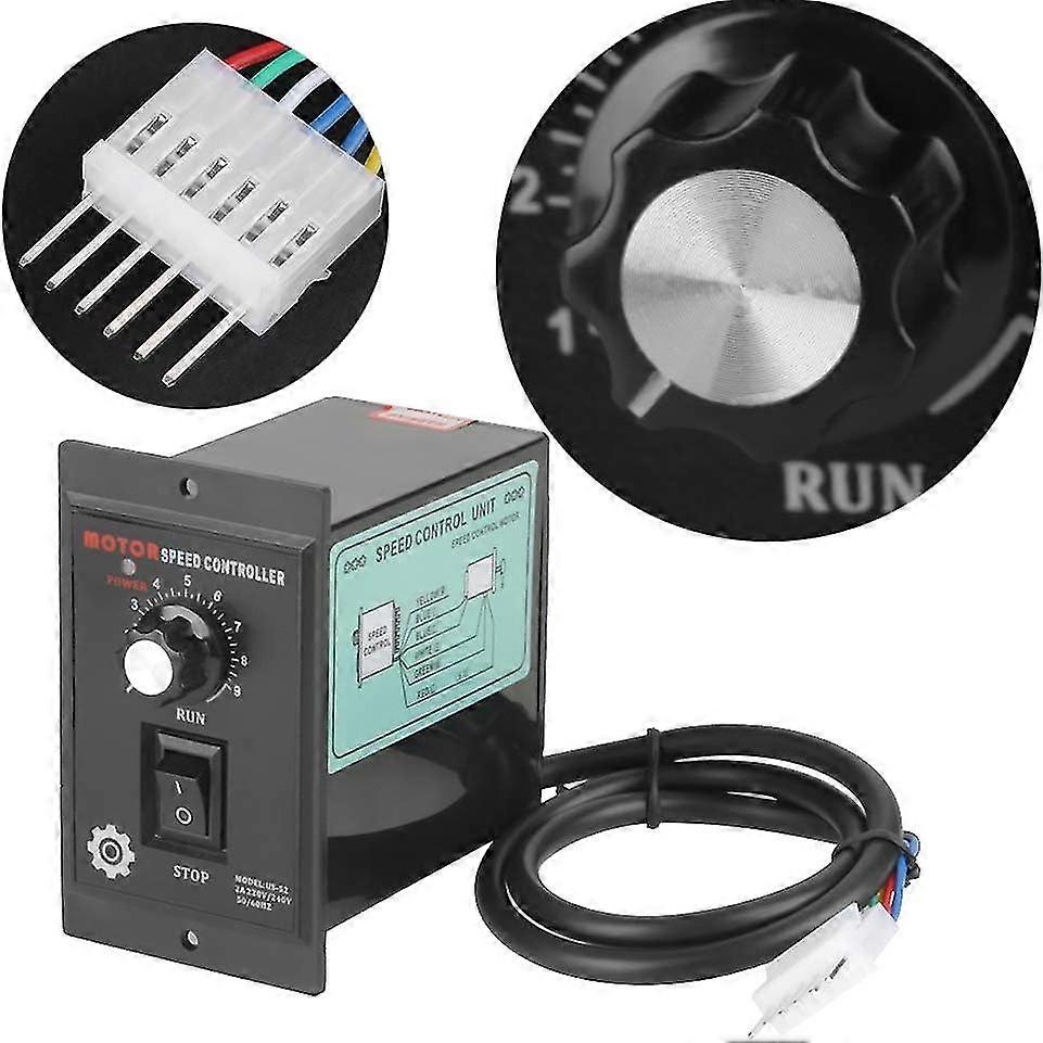 Motor speed controller, electric speed controller for 300/400/500 W AC 220 V for continuous motor in DC (400 W Motor speed controller, electric speed controller for 300/400/500 W AC 220 V for continuous motor in DC (400 W