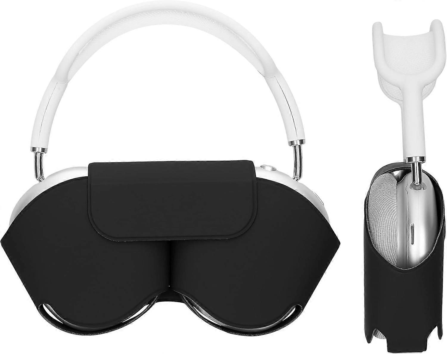 Case Compatible with Apple Airpods Max Case - Polyester Protective Cover for Headphones - Black