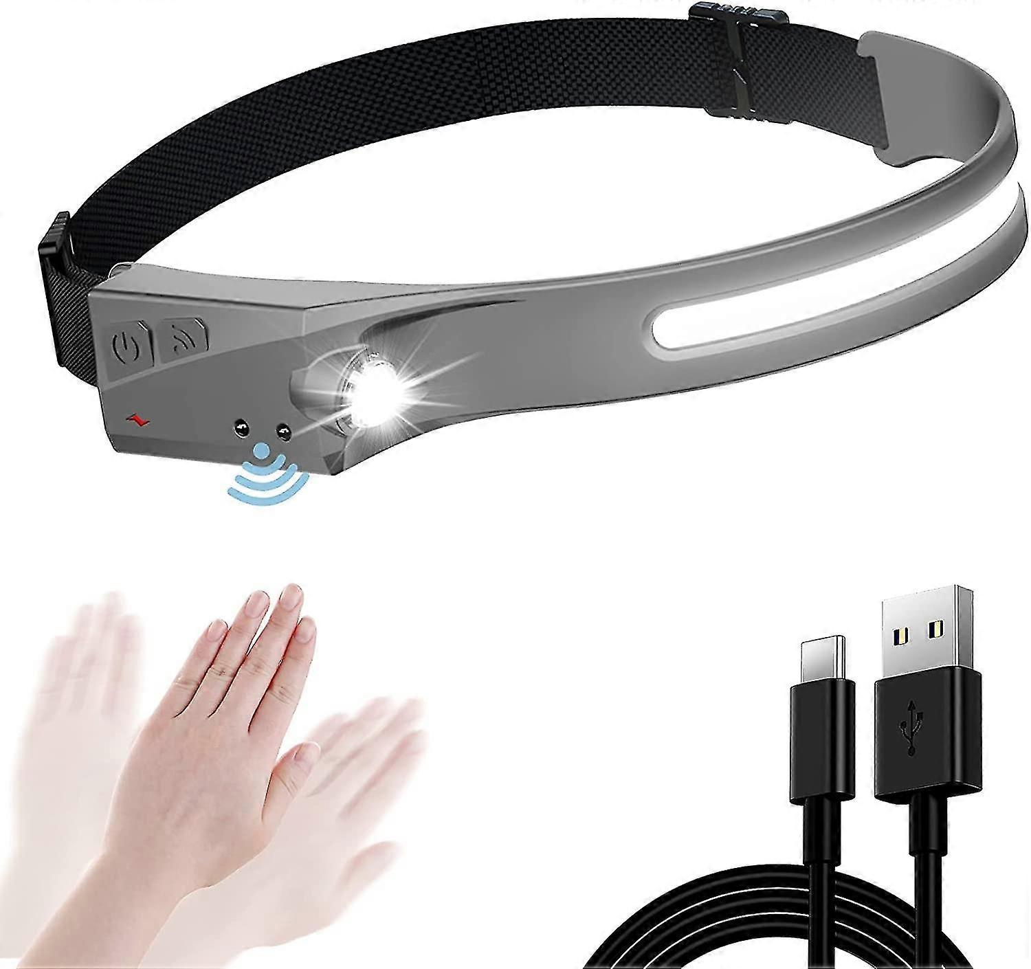 Headlamps Waterproof Sensor Headlight Powerful Cob Head Torch 5 Models