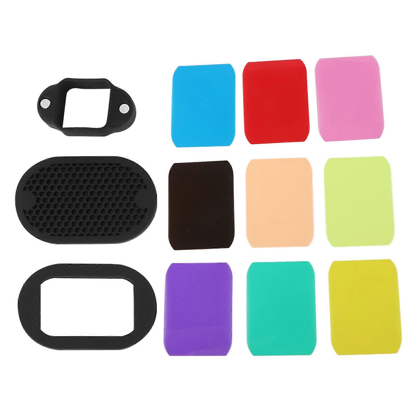Portable Beehive Grid Mesh 9 Filter Set Accessory For Camera Top Flash Light Speedlight