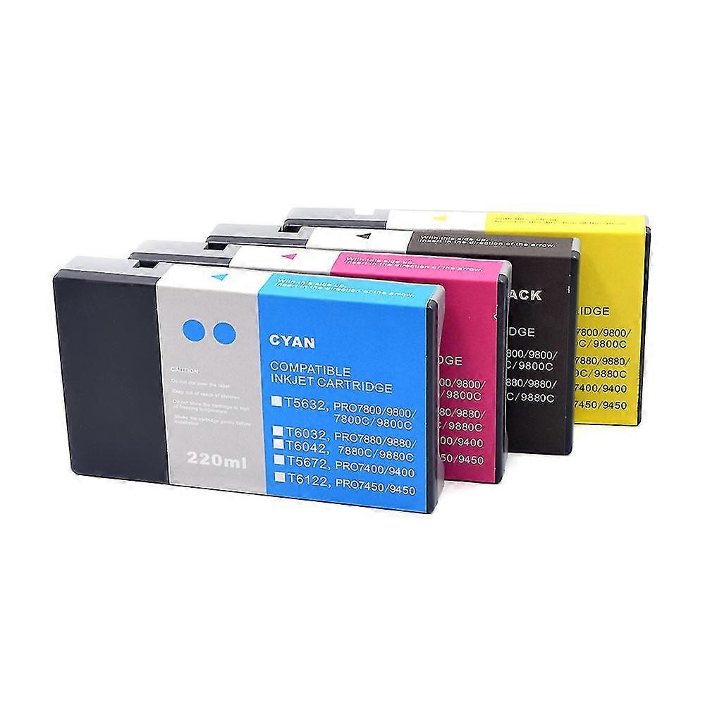 hg 4Color 220ml Full Compatible Ink Cartridge with Sublimation Ink for Epson Stylus Pro 4400 4450 Printer