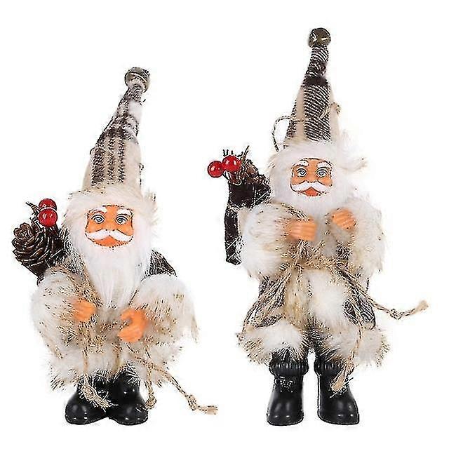 عيد الميلاد سانتا كلوز دمية سطح المكتب الزخرفية سانتا كلوز الرقم سانتا تمثال زخرفة عيد الميلاد ديكور عيد الميلاد للمنزل