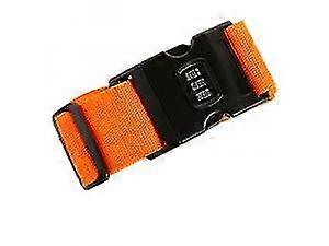 Elastic Luggage Strap With Security Lock