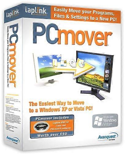Laplink PC Mover (2007) (مع كابل USB 2.0) (قرص مضغوط للكمبيوتر الشخصي) - جديد ومختوم