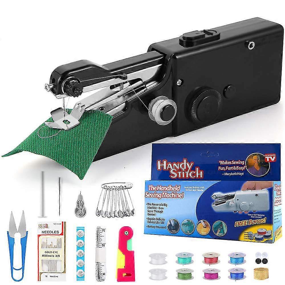 Portable Handheld Sewing Machine Mini Electric Handheld Household Sewing Tool