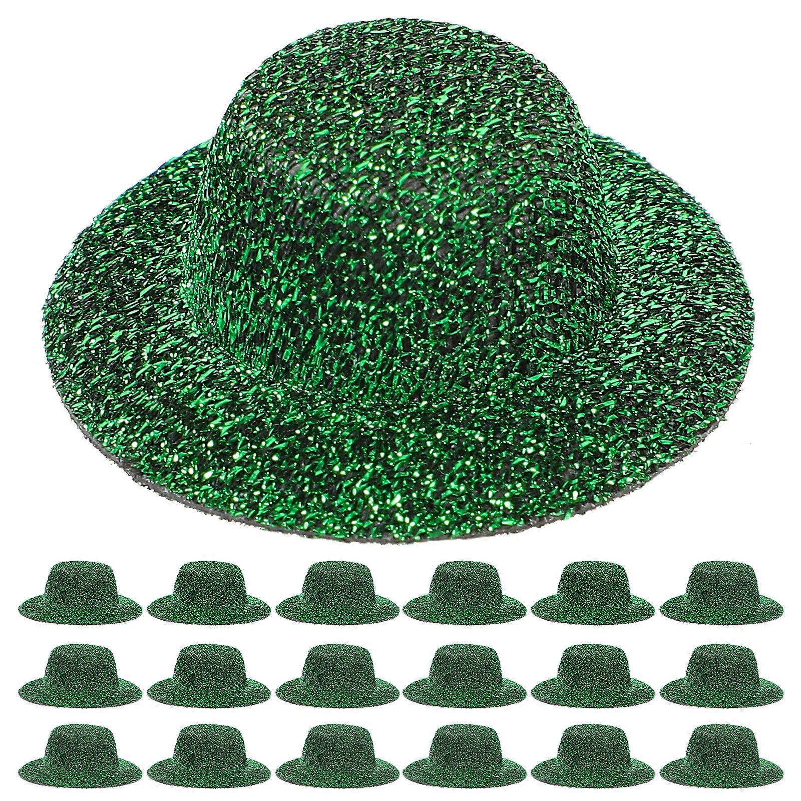 20pcs Miniature Jazz Models Doll Decorative Mono Hats Miniature Hats Doll Hat Diy Crafts