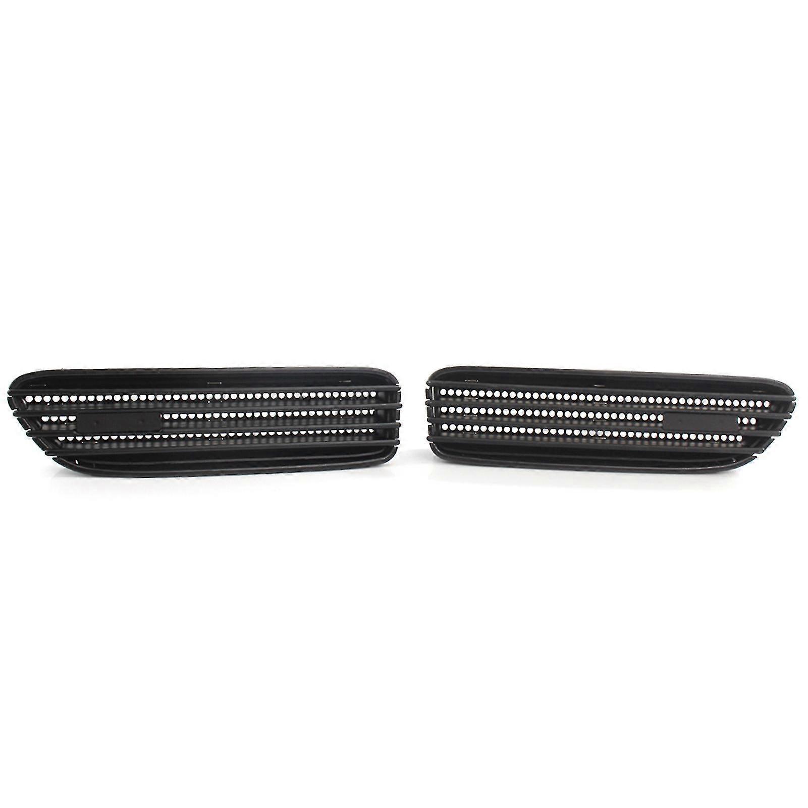 2pcs Side Fender Vent Grill Anti-corrosion Perfect Match Abs Side Fender Air Flow Vent Grille Modification For Bmw 3 Series M3 E46 2001-2006