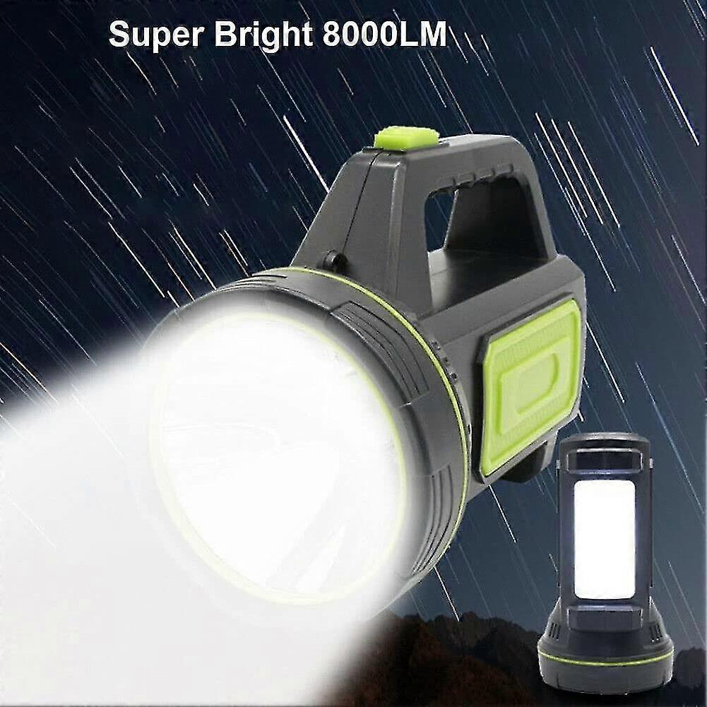 Flashlight Led Searchlight 2 Modes 8000lm Light Handheld Lamp