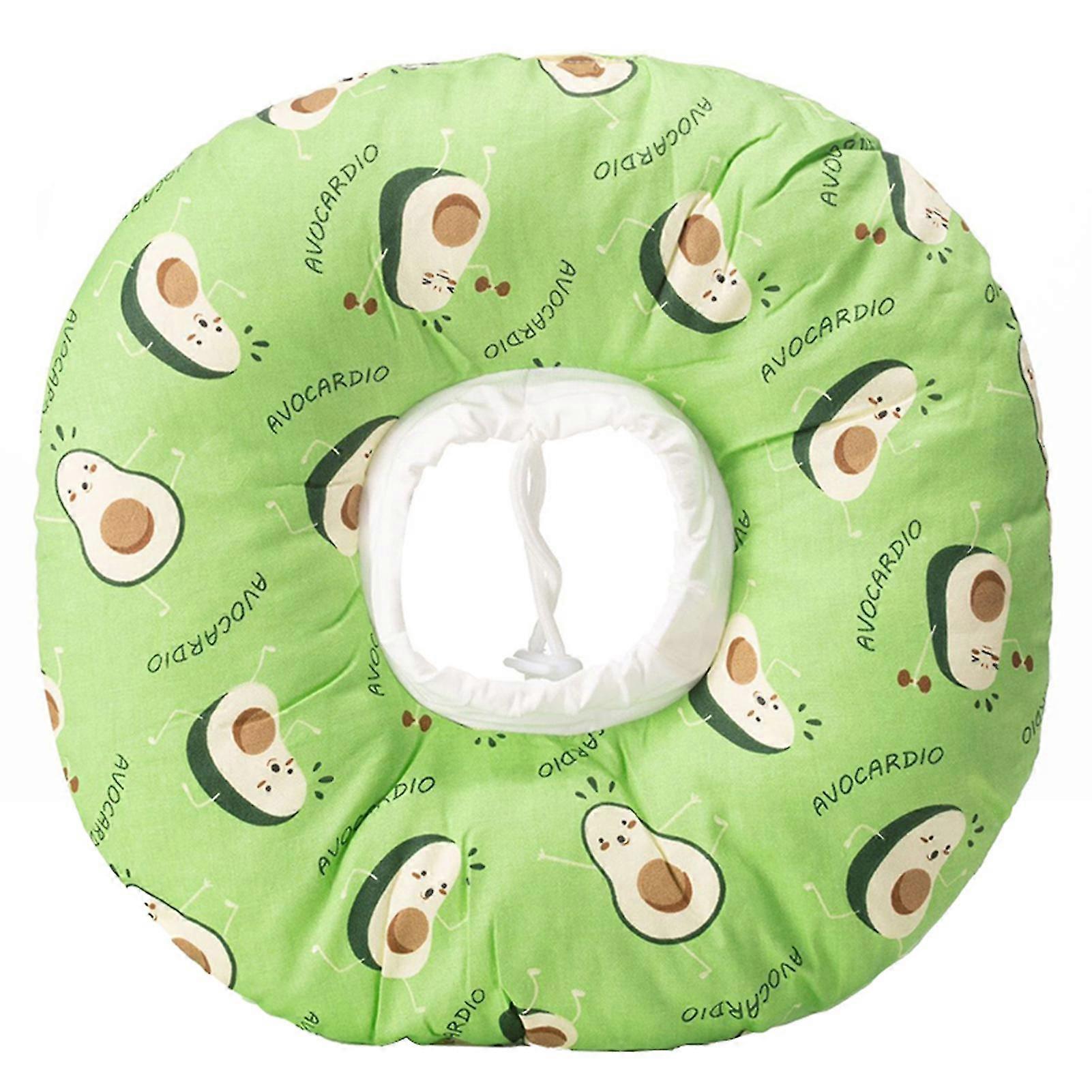Adjustable Cat Recovery Collar Soft Plush Elizabethan Collar With Movable Buckle Protective Cone