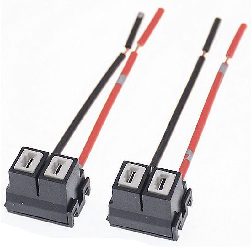 Ceramic H7 Car power connector Lamp Socket Elbow H7 Bulb Socket Pure Copper Wire Ceramic Headlight Socket Bulb Socket