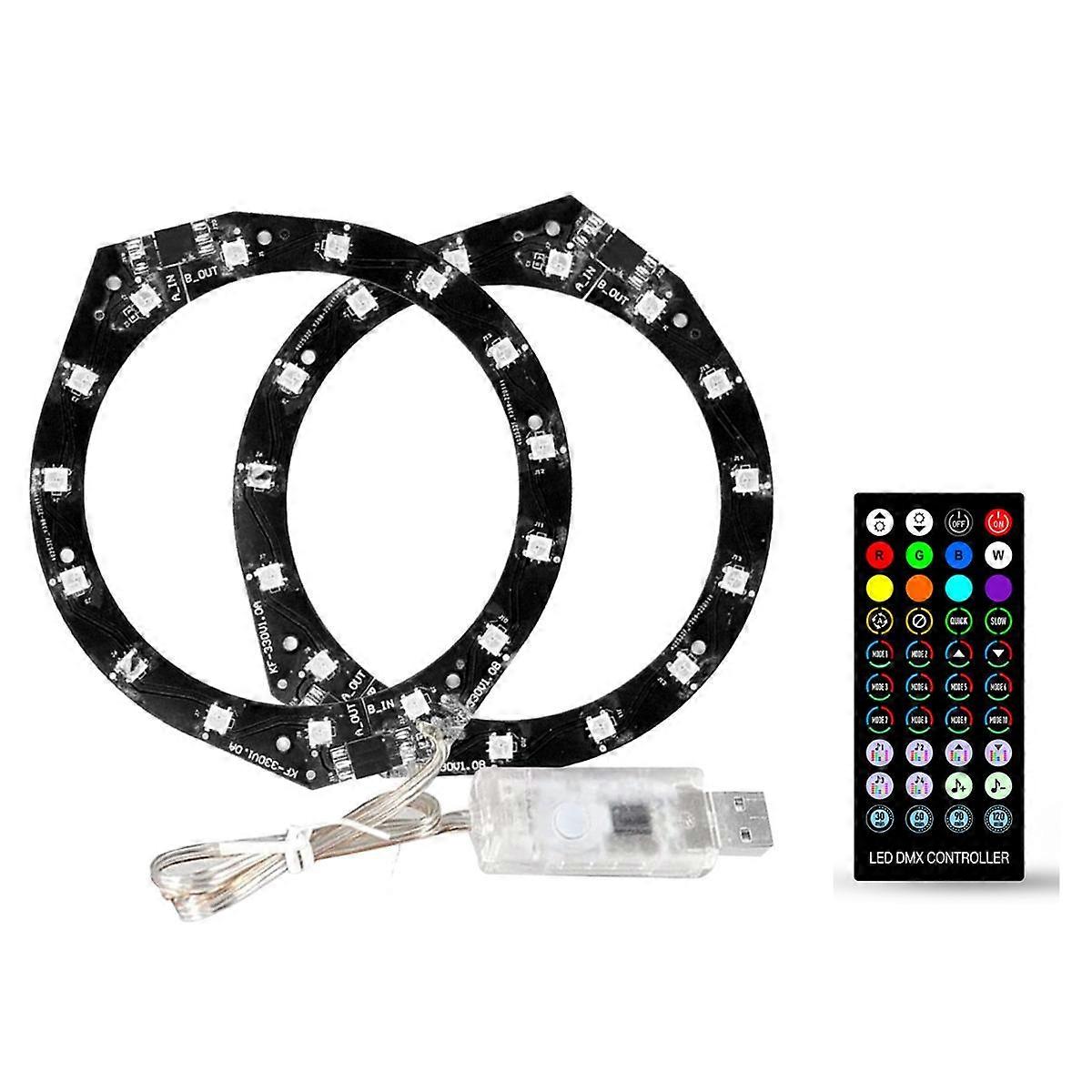 8 Color RGB Atmosphere Light with Remote Control for Host Light Strip LED Sticker for Console Light