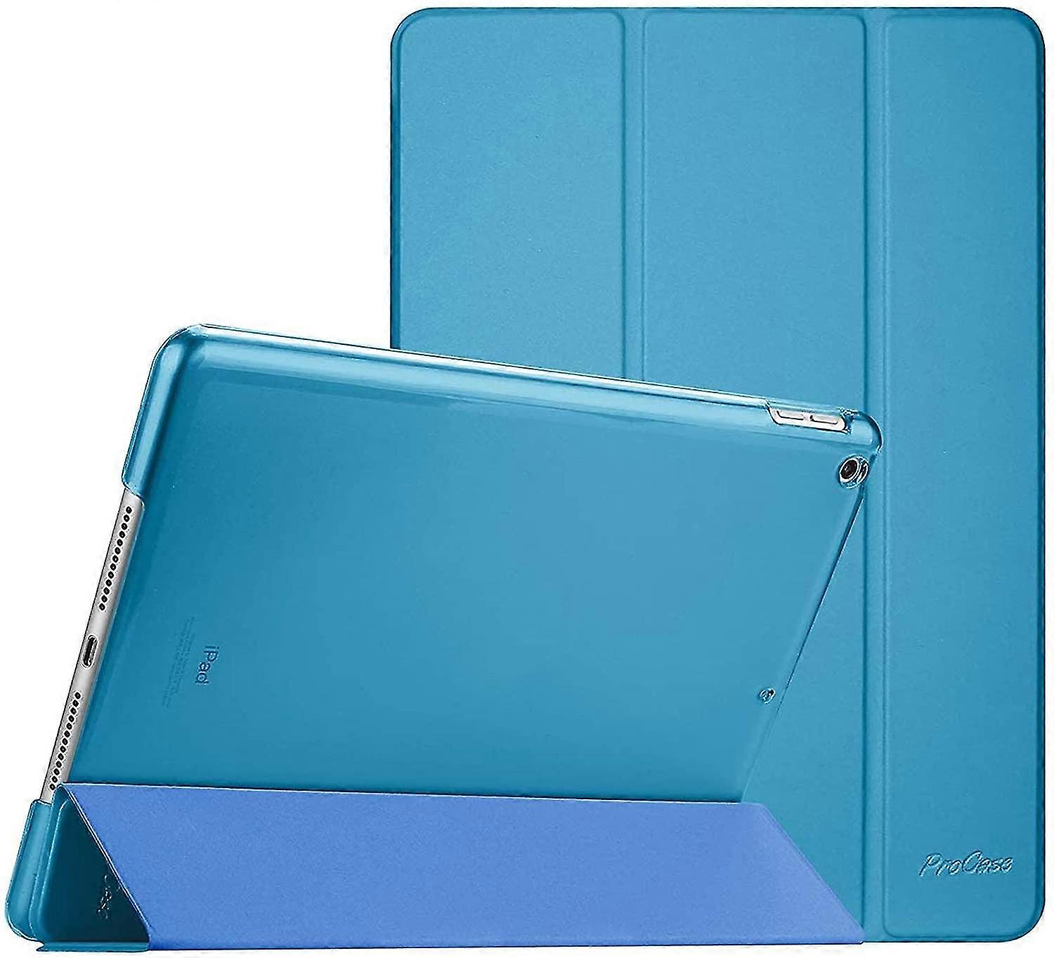 procase ipad 10.2 case ipad 9th generation 2021/ ipad 8th generation 2020/ ipad 7th generation 2019 case, slim stand hard back shell protective smart