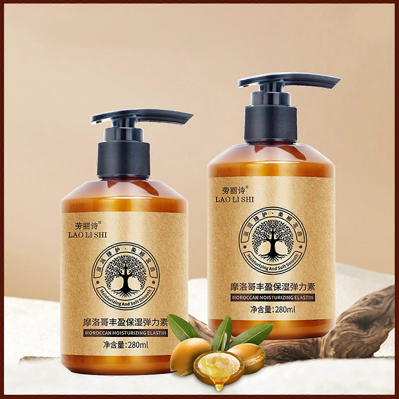 Moroccan Elastin Curling Hair Styling Protector Moisturizing Elastic Style And Slick Curls 280ml