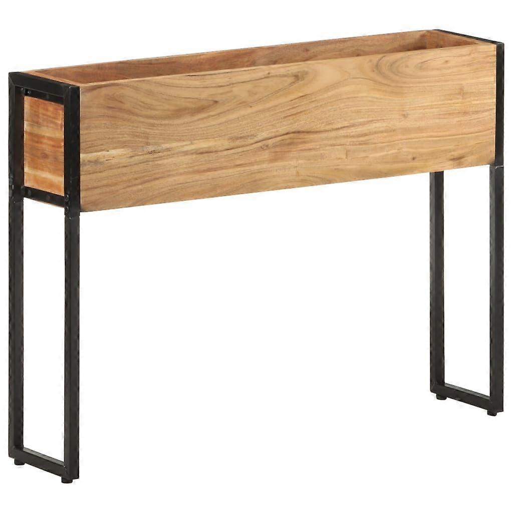 Planter 90X20x68 Cm Solid Acacia Wood Planters & Vases