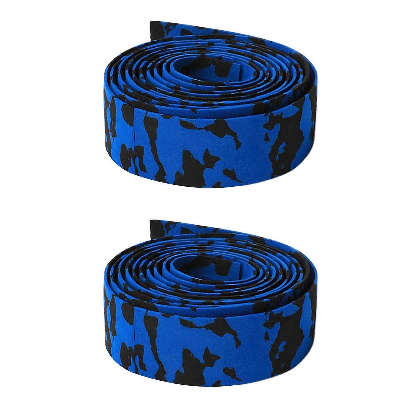 1 Pair Bike Handlebar Tape Wear Resistant Non-Slip High-viscosity Thickened Shock-absorbing Road Bicycle Handlebar Tape Accessories