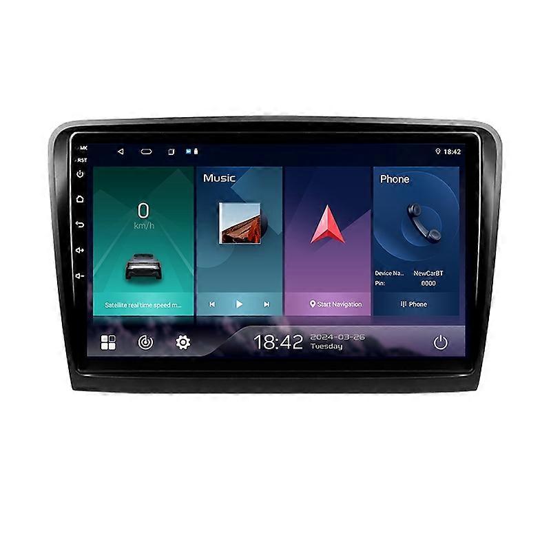 Android 13 Skodaの素晴らしい2 B6 2008 - 2015ナビゲーションGPSマルチメディアプレーヤーステレオのカーラジオ